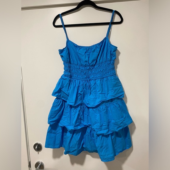 Wilfred Blooming Poplin Dress in Blue - Picture 2 of 8